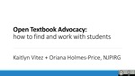 Open Textbook Advocacy: how to find and work with students